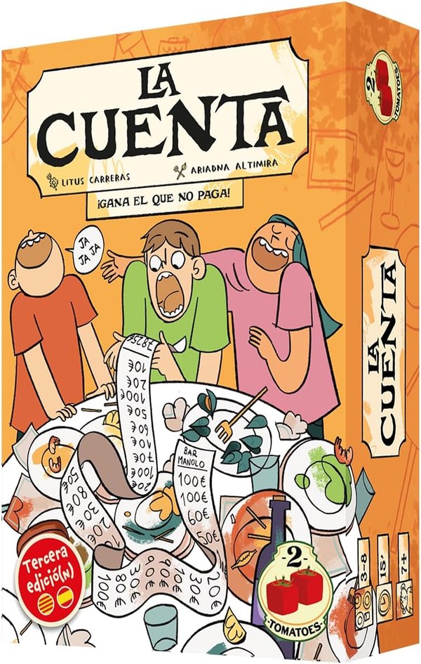Caja del juego de cartas La cuenta, de 2Tomatoes Games