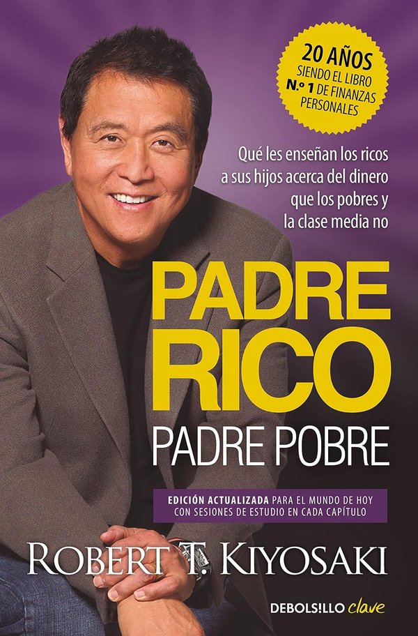 Portada de Padre Rico, Padre Pobre, de Robert T. Kiyosaki