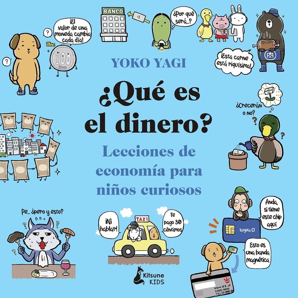 Portada de ¿Qué es el dinero?, de Yoko Yagi y Makoto Morinaga